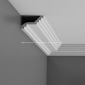 Elegant PU Plain Cornice Mouldings